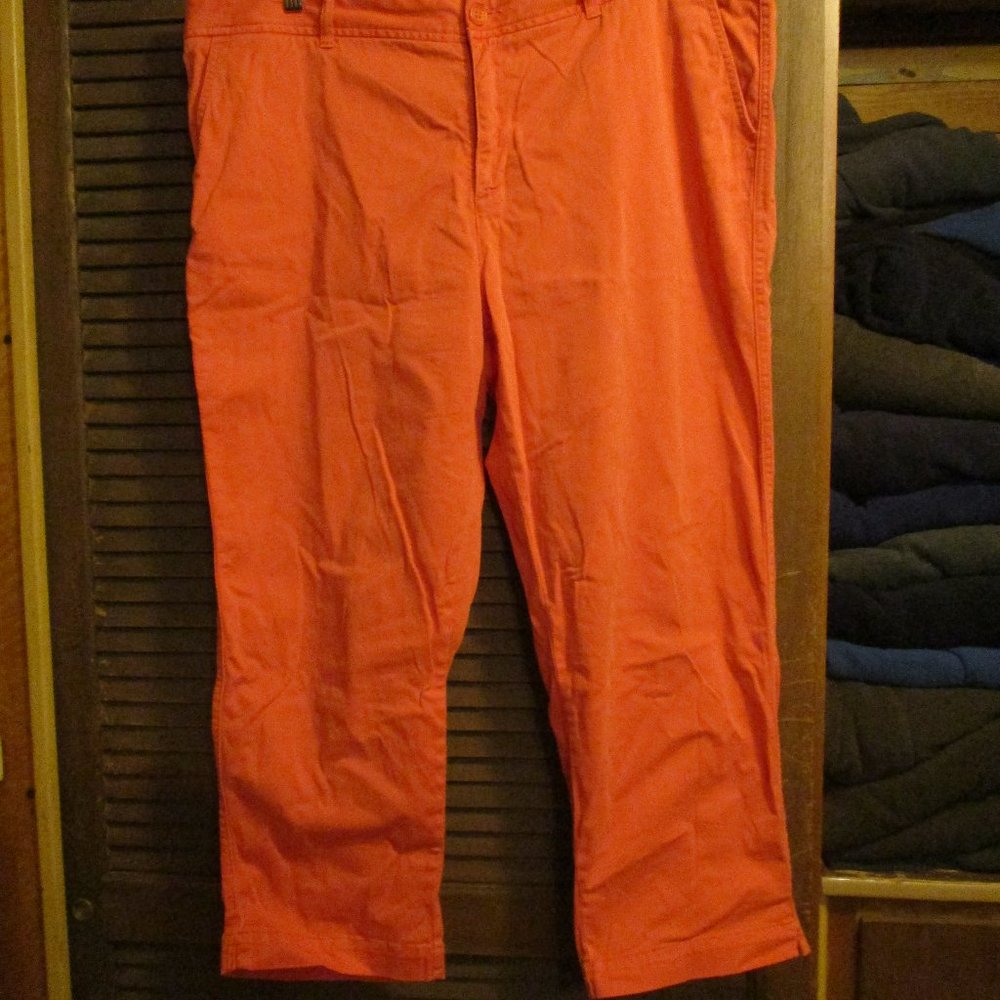 Coldwater Creek Tangerine Capris Size 18W